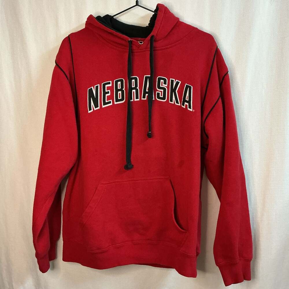 J. America Sportswear vintage University of Nebraska Cornhuskers Red Hoodie